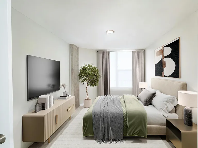 Retreat to spacious bedrooms featuring large closets for ample storage.