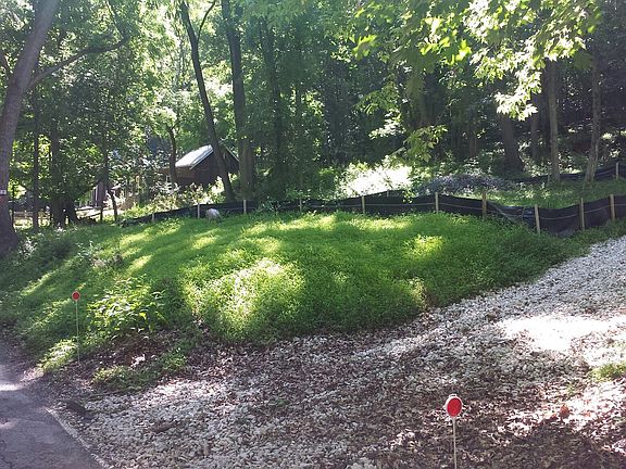 Hillside driveway access