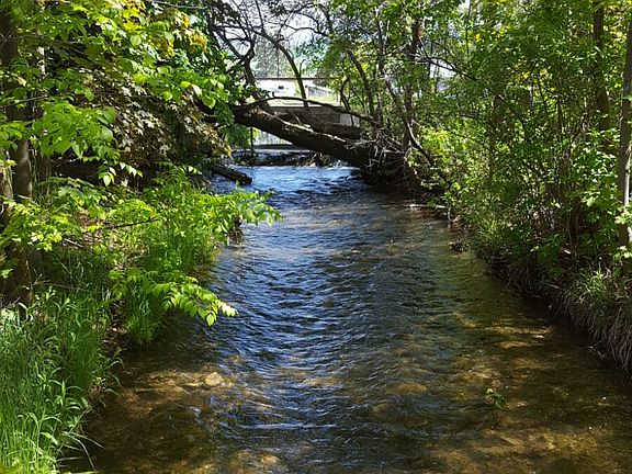 View from the foot bridge