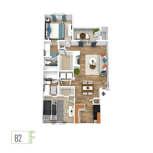 Floor plan B2