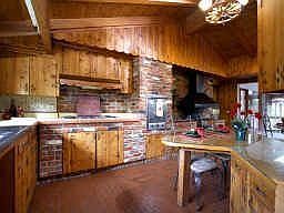 Country Styled kitchen w/fireplace