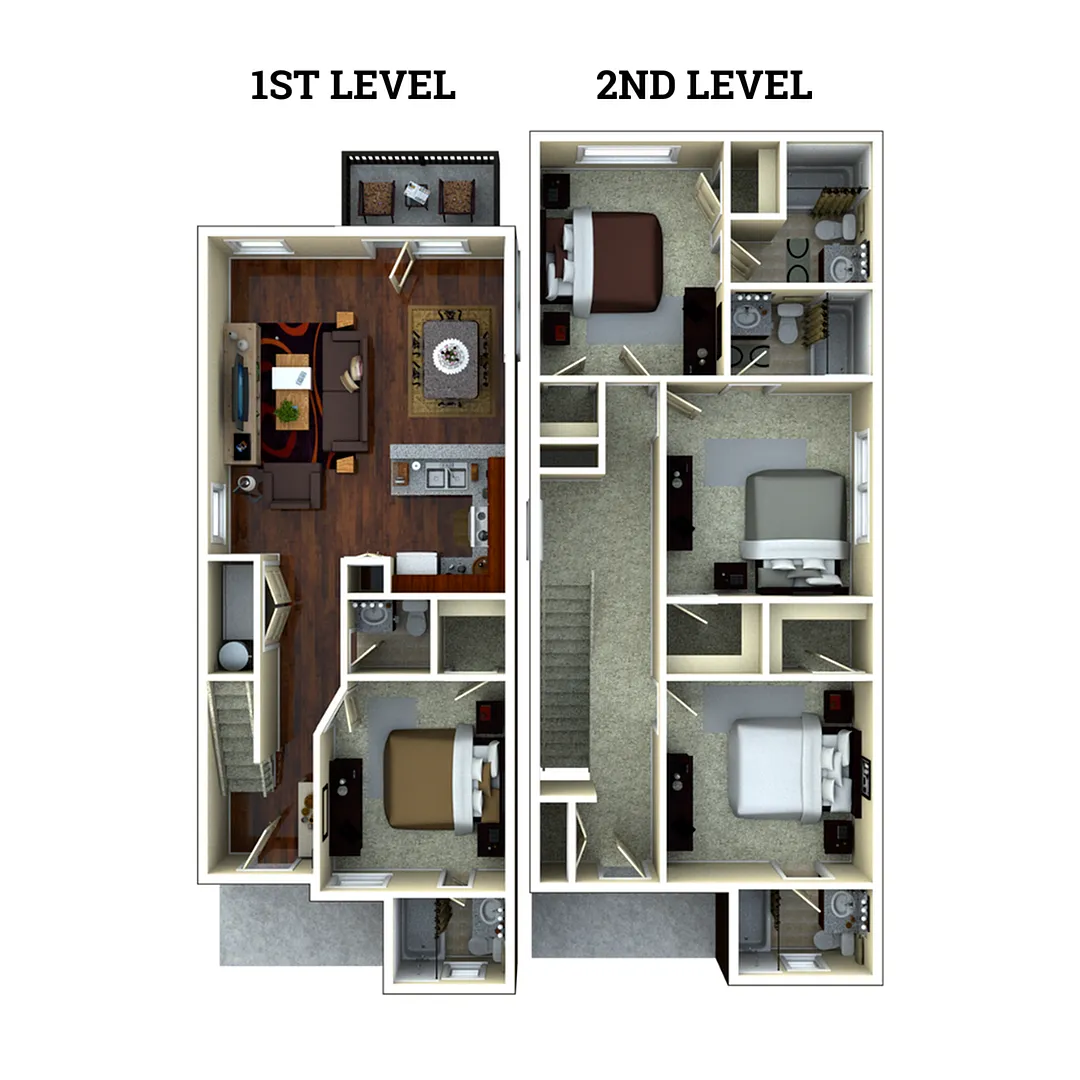 Floor plan Springmore 4x4.5