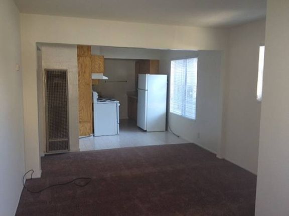 Living room and kitchen