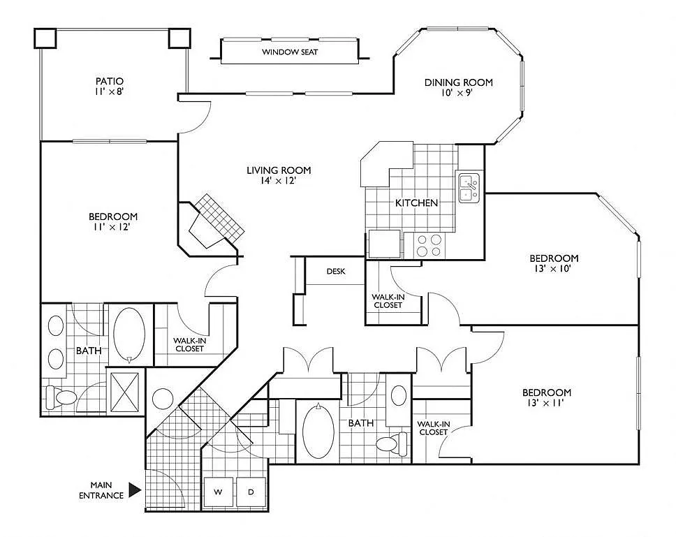 Floor plan Devereaux