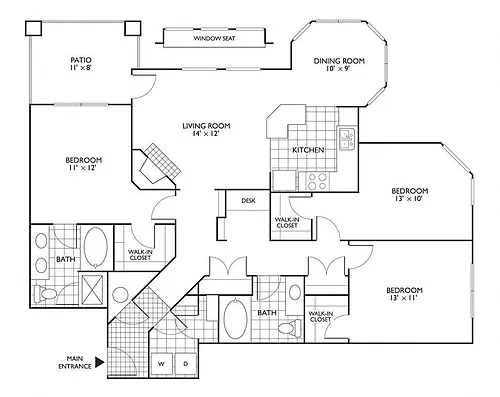 Floor plan Devereaux