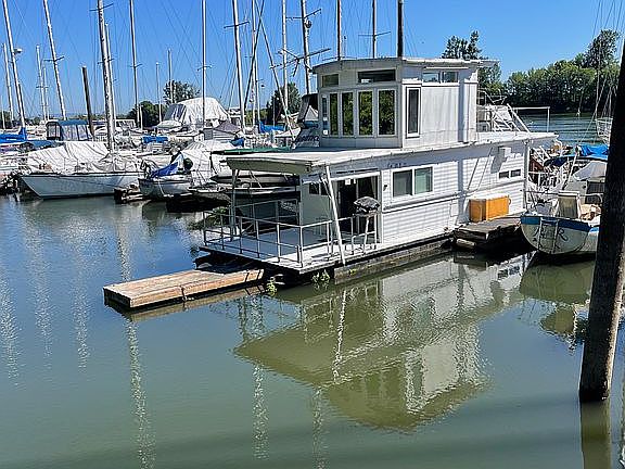 Moorage view from walkway
