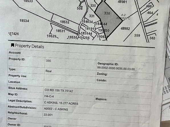 0 Country Ln, Kaufman, TX 75142