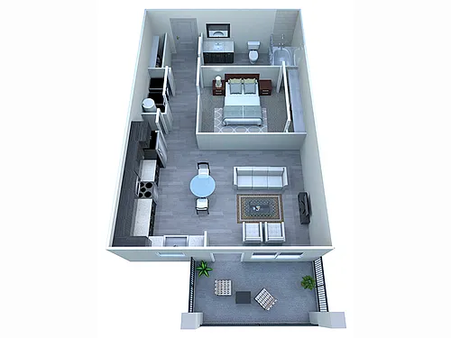Floor plan A1 1X1