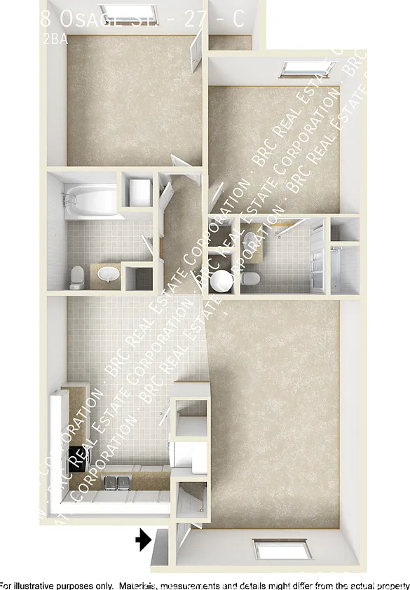 Lakeside Villas, 2x2 Upper, 2x2 Upper — Photo 2