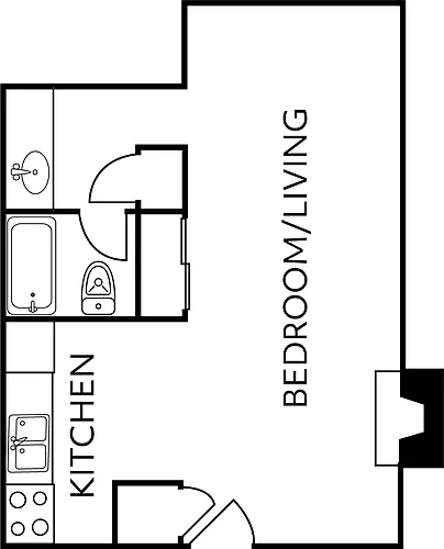 Floor plan E2-0B1B