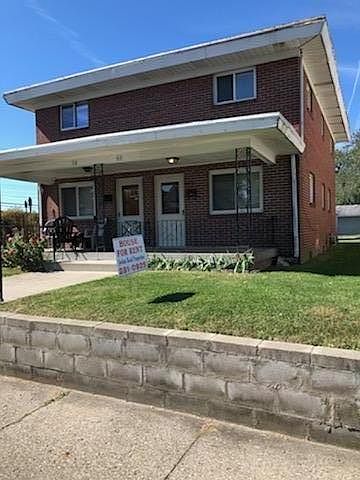 Front of home, right side