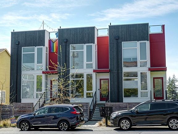 View from Greenwood Ave (blocked by row of townhouses)