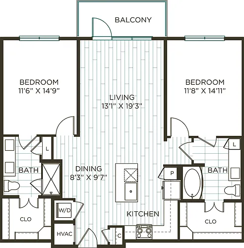 Floor plan B2