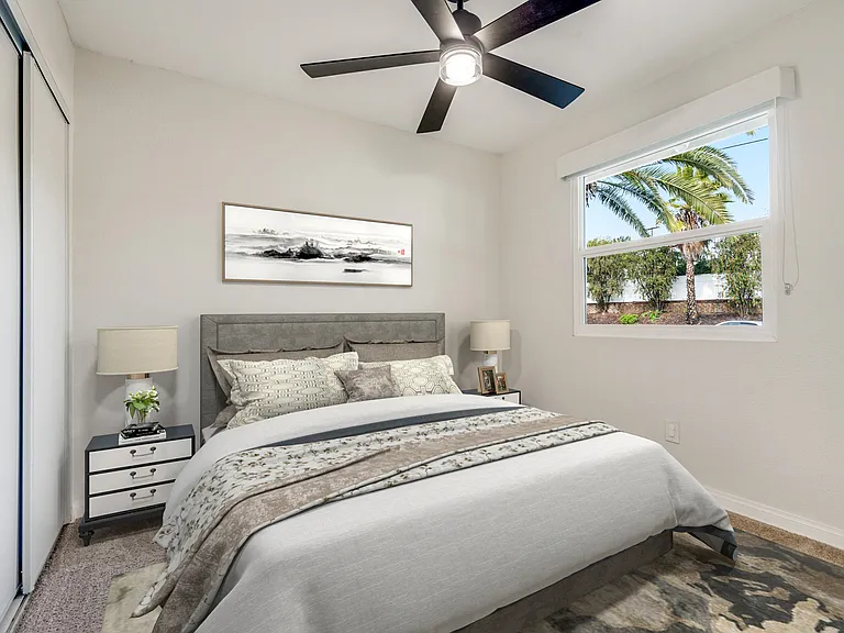*Room staged for visual presentation.