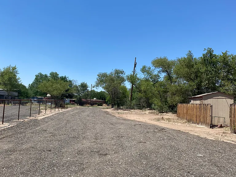 Driveway in property.