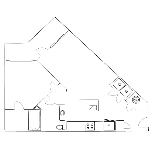 Floor plan Design 1B