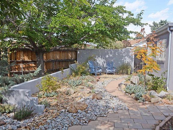 Front sitting area and xeriscape
