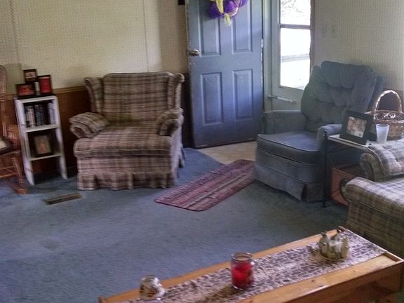 Living Room facing front doo