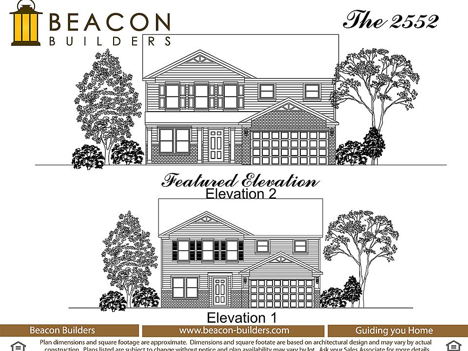 Elevations vary in each community.