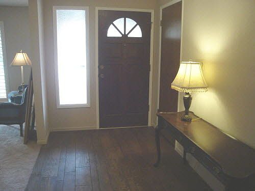 Hardwood Floor In Foyer