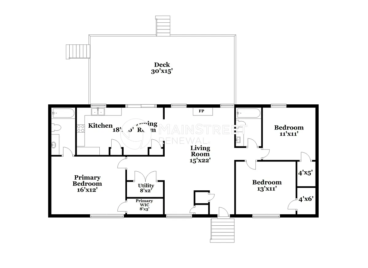 Floor Plan - 7422 Norman Island Dr