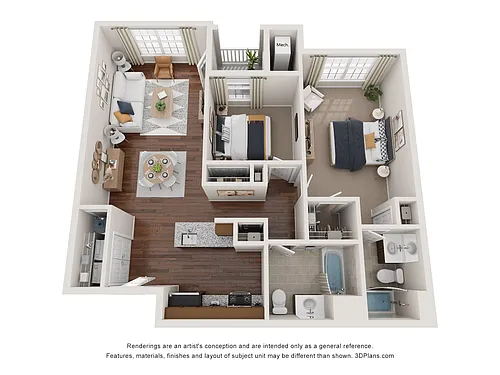 Floor plan The Driftwood