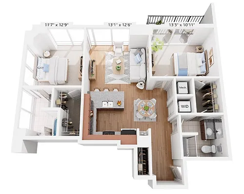 Floor plan B1