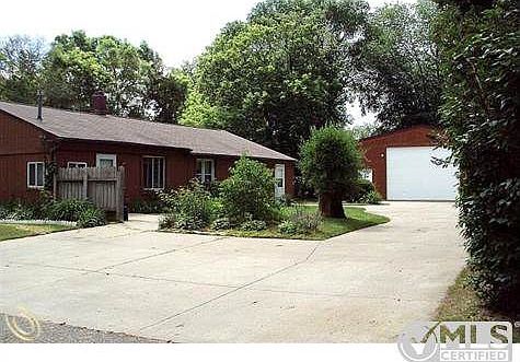 front of property