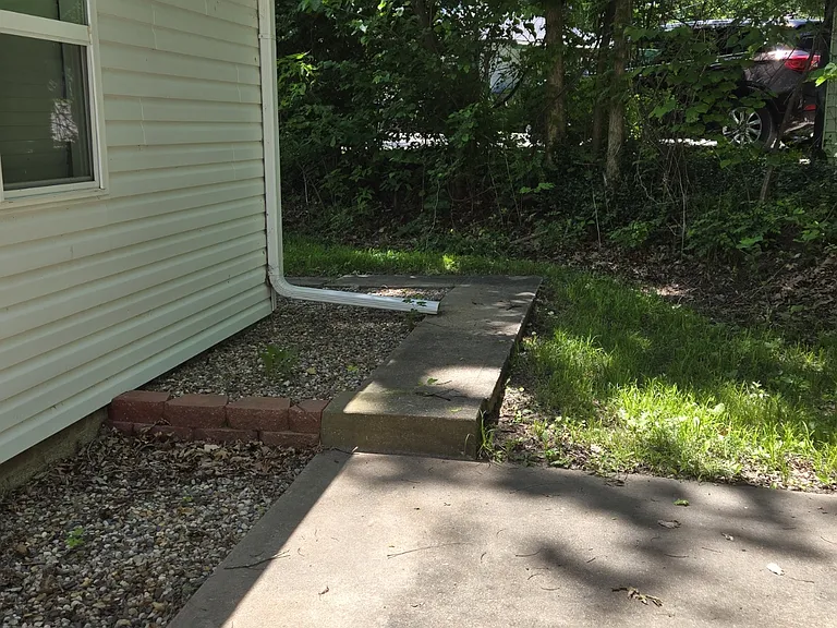 Back porch off laundry area