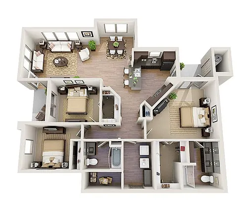 Floor plan Mishawaka
