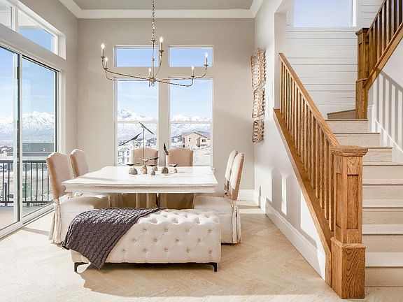 Dining room with views