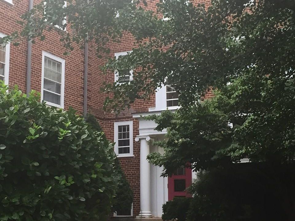 Main entrance to building.