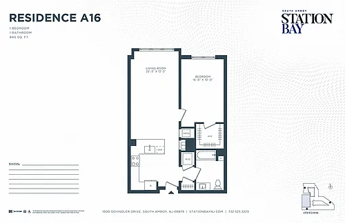 Floor plan A16
