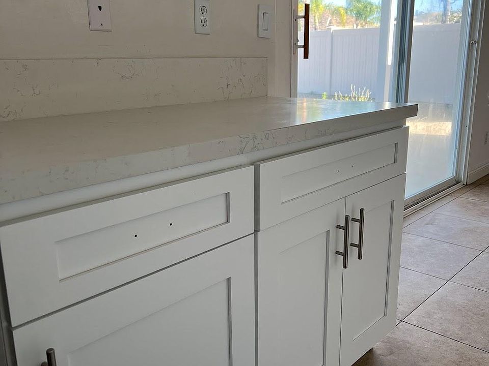 New counters and shaker style cabinets