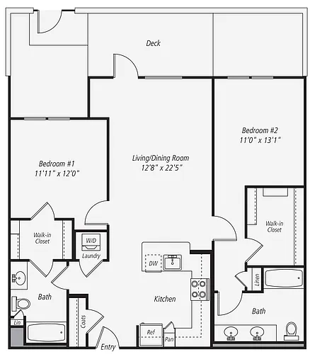 Floor plan B2-136-140-142