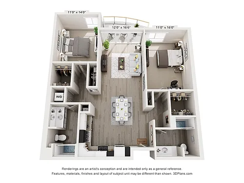 Floor plan B3