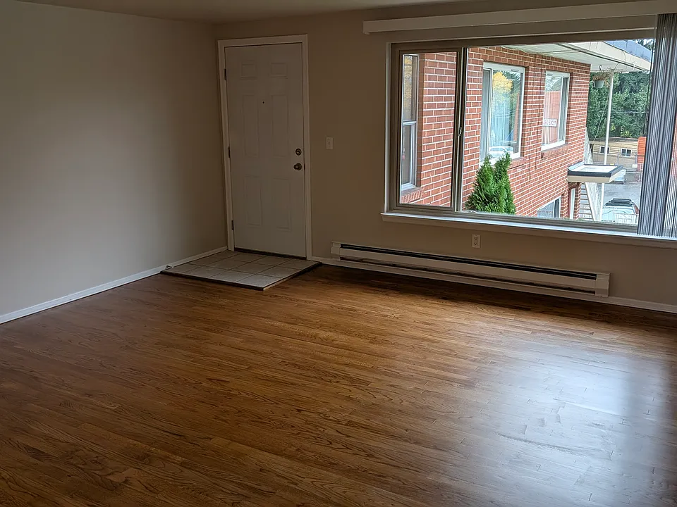 Huge living room, front door
