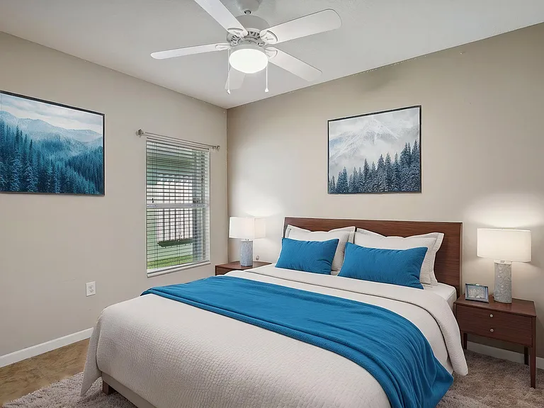 Bedroom 3 - Virtually Staged to show the room's potential