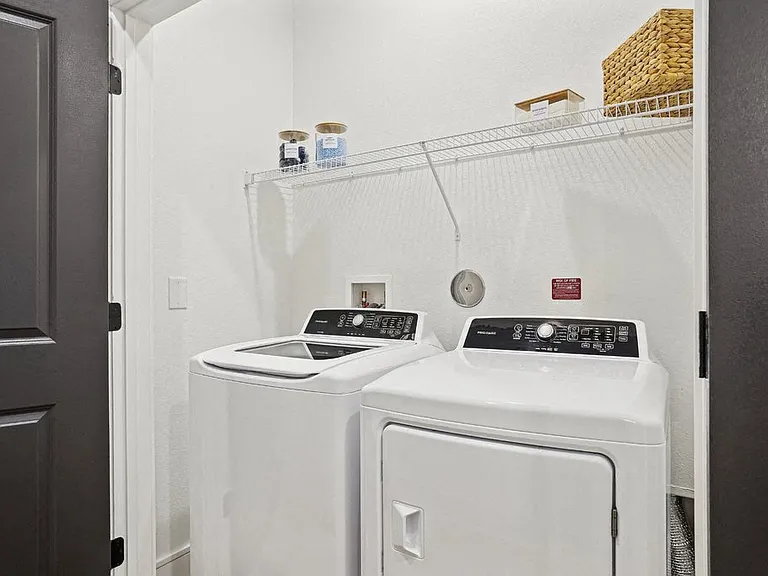 Laundry Room with Washer and Dryer
