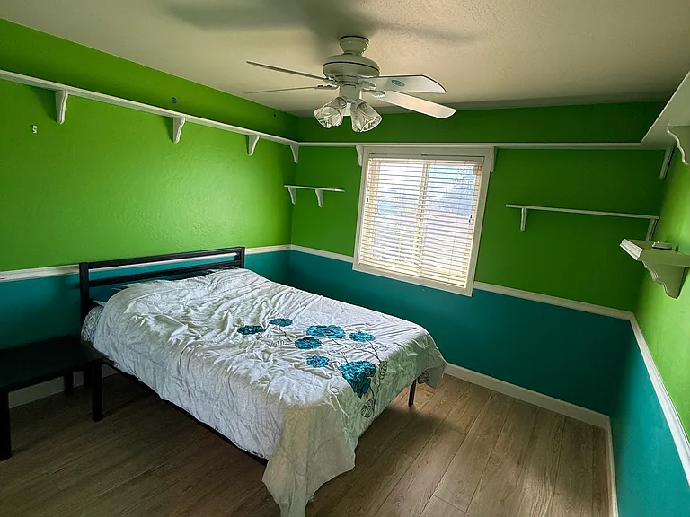 Bedroom 3 with mirror reach-in closet