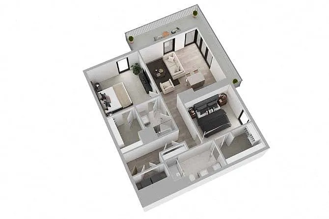 Floor plan 2B03