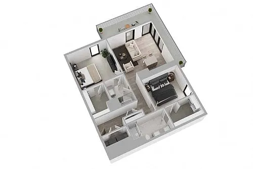 Floor plan 2B03