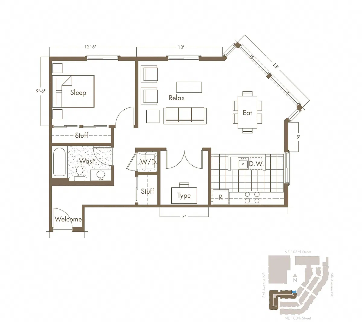 Floor plan A28