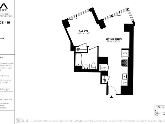 2nd image of 625 W 57th St APT 419