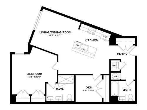 Floor plan A17-Den