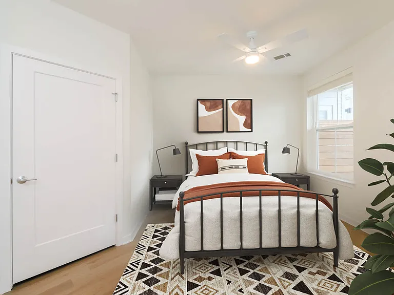 Bedroom with Hard Surface Flooring