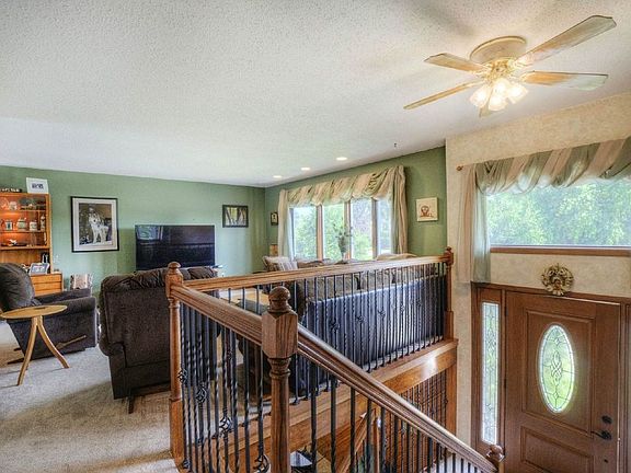 Living room which leads to front door