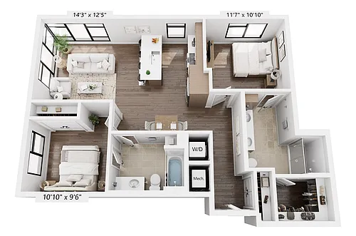 Floor plan B3