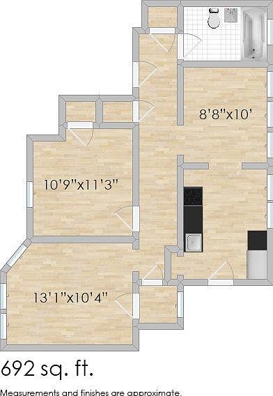 1st image of 28 Washington Blvd APT 3B