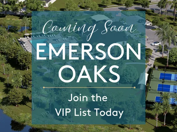 Homes Available Soon, Emerson Oaks